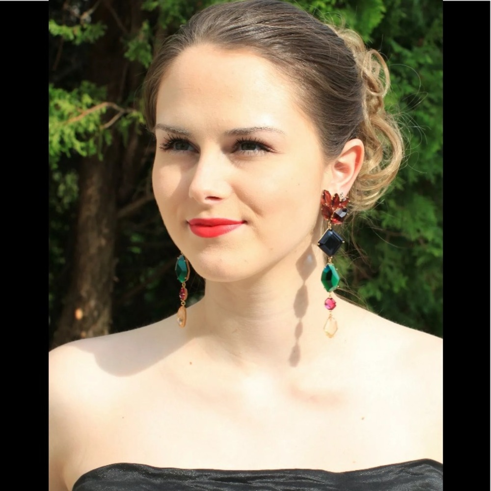 Last 1 ♠️ Kate Spade New York Rock It Statement Earrings - Picture 5 of 11